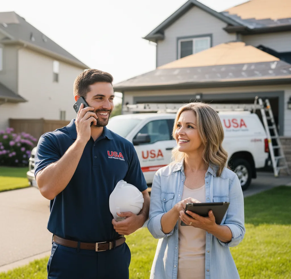 USA Roof Repair Experts customer support in Moundsville